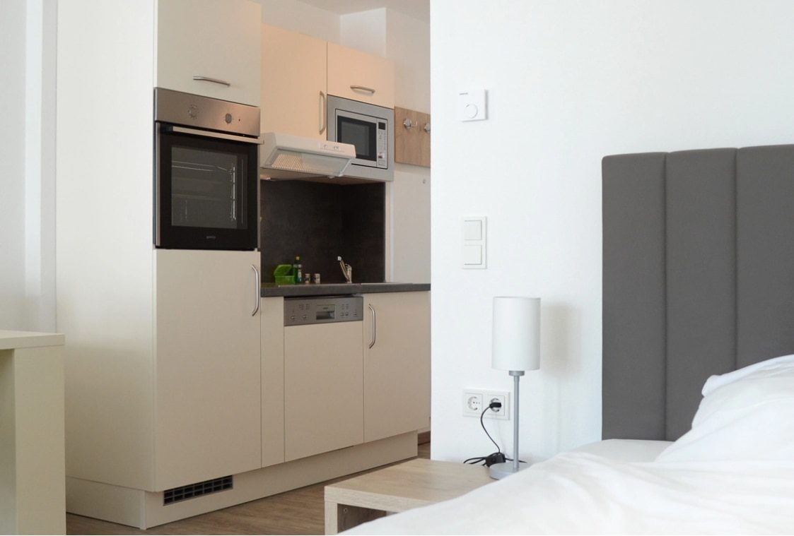 Die Inneneinrichtung unserer Serviced Apartments ist